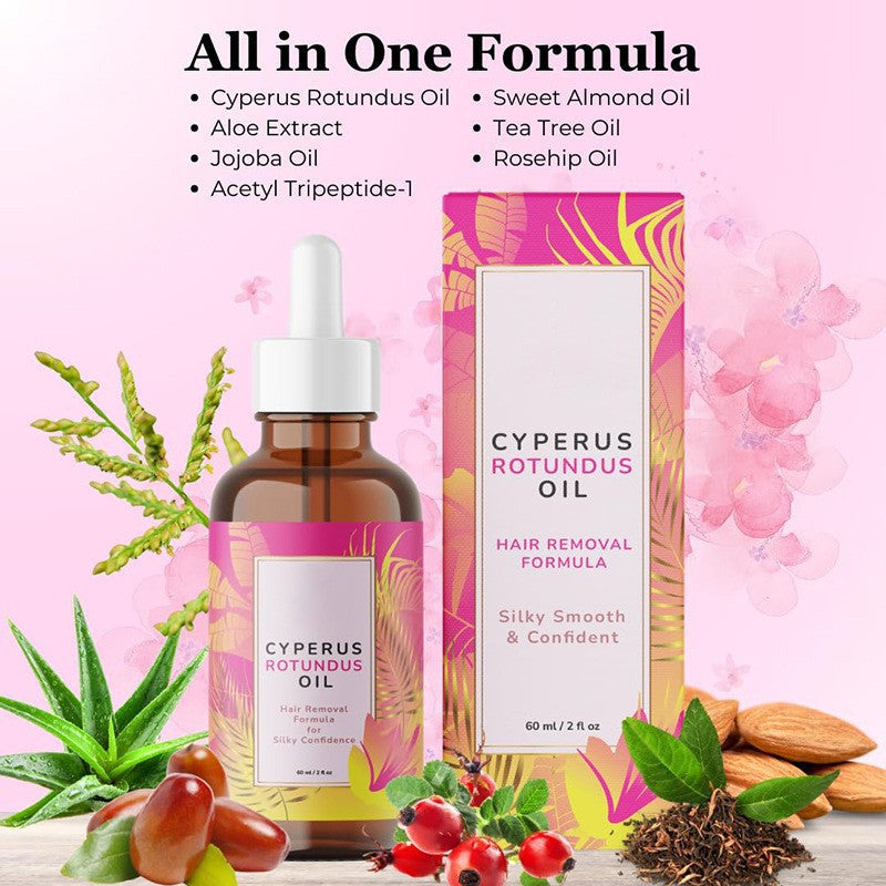 Huile Essentielle Capillaire & Corps au Souchet – 60 ml